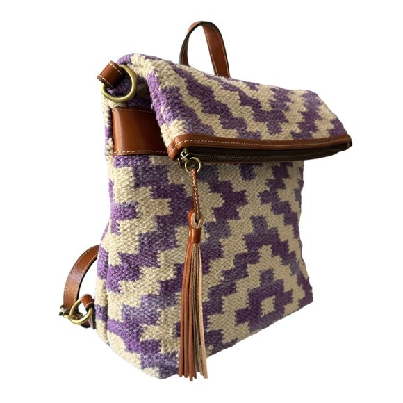 Patricia Nash Bags Patricia Nash Casoli Woven Convertible Backpack